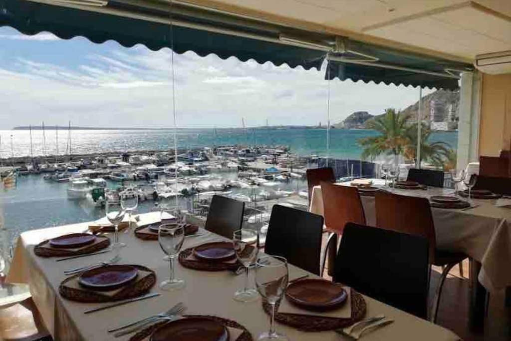 알리칸테 Playa Albufereta. Espectaculares Vistas Al Mar. 아파트 외부 사진