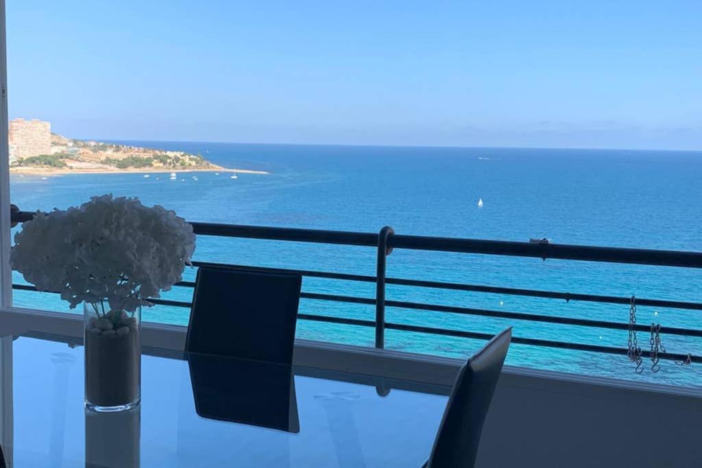 알리칸테 Playa Albufereta. Espectaculares Vistas Al Mar. 아파트 외부 사진