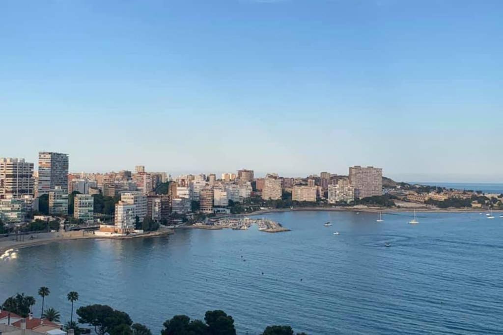 알리칸테 Playa Albufereta. Espectaculares Vistas Al Mar. 아파트 외부 사진